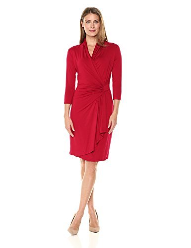 Karen Kane Women's Cascade Wrap Dress 