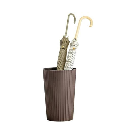 Support universel pour parapluies d'extérieur marron taille moyenne