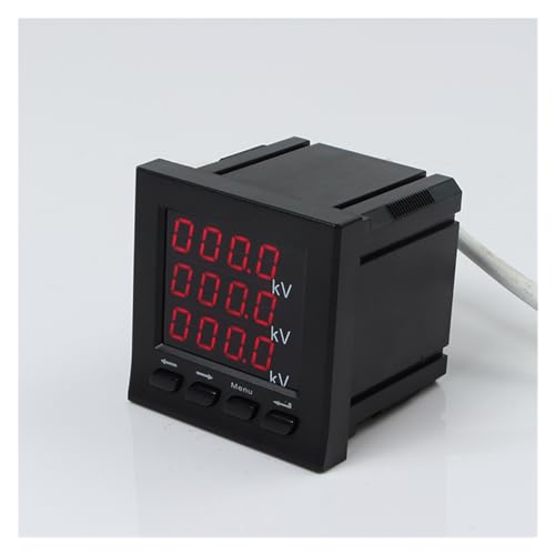 Compteur de puissance triphasé haute précision 96 * 96 à affichage LED LCD - 5