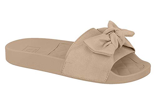 Chinelo Moleca Slide Com Laço 5414.104 Feminino Preto