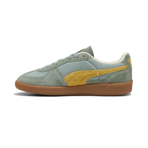 PUMA Mens Palermo Weathered Lace Up Sneakers Shoes Casual - Green3