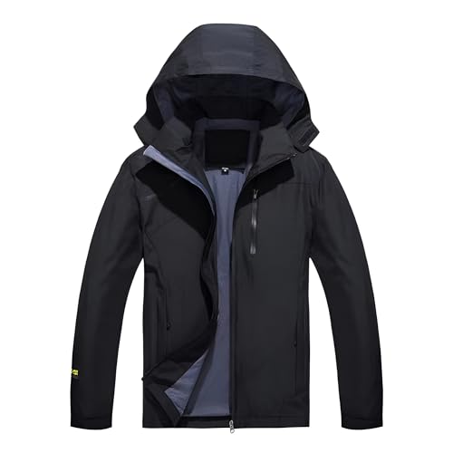 Ynport Crefreak Chaqueta Hombre Impermeable Negra L