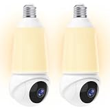 Light Bulb Security Camera -5G& 2.4GHz WiFi 2K Camera for Ho...