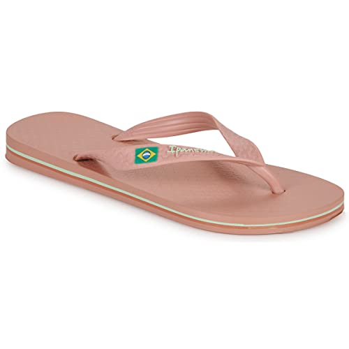 Tongs Ipanema Classic Brazil Flag Femme Rose | Sandales de Plage Légères et Confort