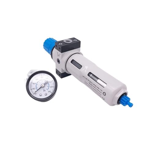 Régulateur de pression de filtre à débit d'air pneumatique 1/2 manomètre G1/2 lubrificateur LFR