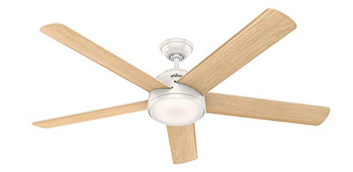 Hunter Fan Company 59484 Romulus Ceiling Fan, 60, Fresh White Finish