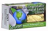 Greener Country Biodegradable Natural Rubber Latex Gloves 100 per Box (Adult Size Small)