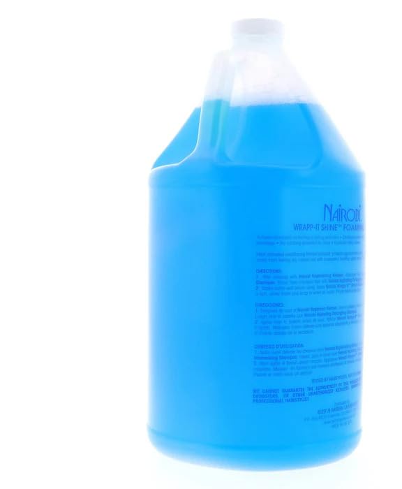 Nairobi Wrapp-it Shine Hair Treatment Styling Foam, 1 Gallon, 128 oz