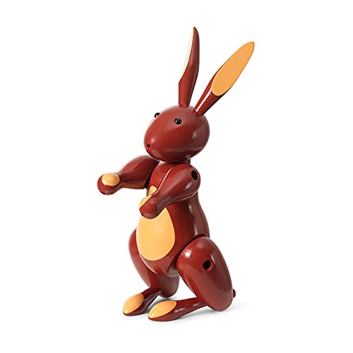 Kay Bojesen Kaninchen Figuren 16 cm Holzfiguren Weihnachtsdekoration, rot Cover