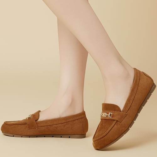 Image of Women's Loafer Shoes Leisure Slip On Work Shoes Comfort Walking Flats