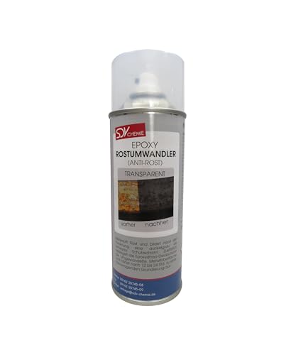 SDV Chemie EPOXY Rostumwandler Spray 1x 450ml Anti Rostspray 2in1 Roststopp und Grundierung