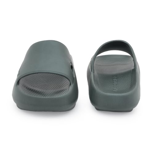 Image of Red Tape Casual Sliders for Men | Refined Round-Toe Shape with a Relaxing Slip-On Support | BEIGE | 7 UK