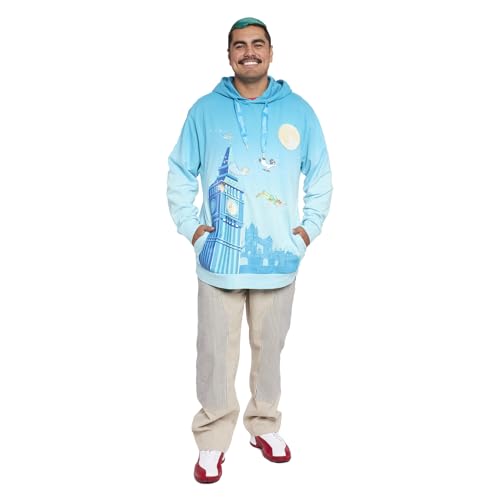 Sweat à capuche Disney Peter Pan Loungefly hoodie mixte confortable pour l'hiver