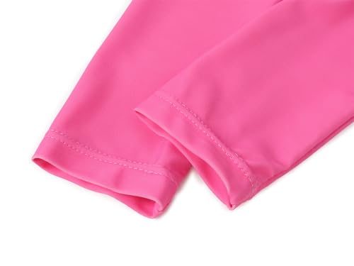 Jurebecia Girls 3 Pieces Bikini Long Sleeve Bathing Suit Swimsuit Summer Beach Tankini Kids Swimwer4