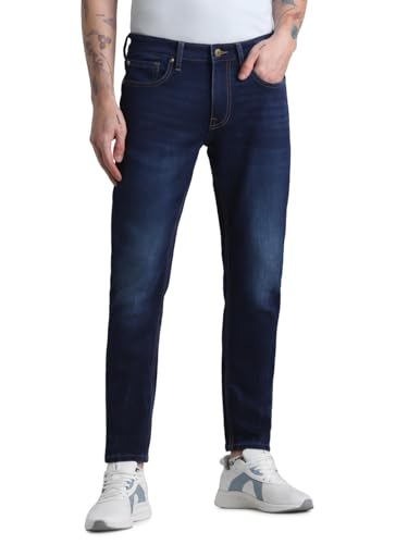 Image of Jack & Jones Men's Slim Fit Jeans | Mid Rise | Jeans for Men
