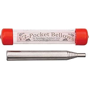 Pocket Bellows – Weatherproof Collapsible Fire Bellowing Tool for Starting Fire- an Essential Camping Gear