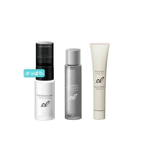 【公式】 ELECTRON (エレクトロン) トライアルセット フェイスケアキット：さっぱり ( タイト二ングミスト 20ml/ モイスチャーステムローション ミニサイズ/ フェイスジェル ミニサイズ ）のサムネイル
