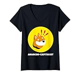 Photo Gallery donna bonk meme coin anarcho capitalist criptovaluta maglietta con collo a v Photo Gallery donna bonk meme coin anarcho capitalist criptovaluta maglietta con collo a v