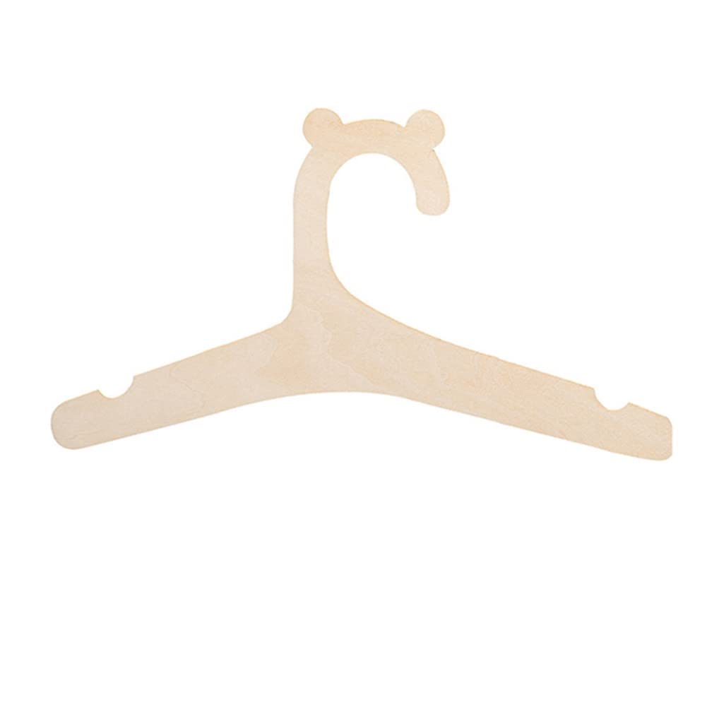 Jkjhbhged 20PCS Baby Wooden Clothes Hanger Baby Hanger Rack Kids Room Decor Children Coats Hanger Baby Clothing Organizer