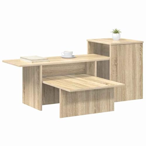 vidaXL Mesa Consola Roble Sonoma 91,5 x 35 x 38,5 cm, Escritorios Modernos rectangulares para Sala, con Amplio Almacenamiento, mesas Chic y Estilo Urbano