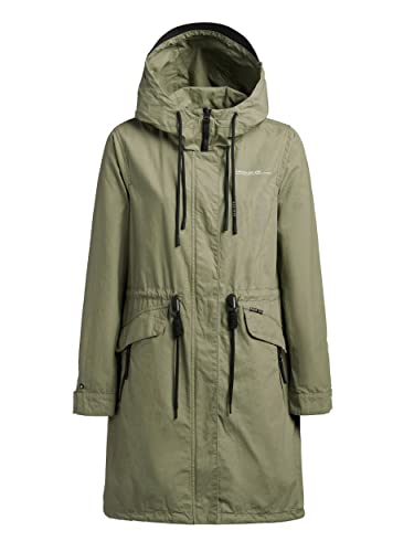 khujo Nanda4 Damen Übergangsjacke Mantel Parka Trenchcoat Übergangsmantel...