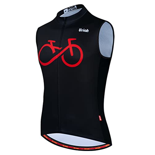 Uriah Men's Cycling Vest Reflective With Rear Zippered Bag