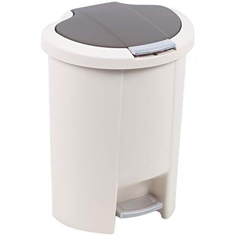 URBNLIVING Large & Small Plastic Waste Bins Cover