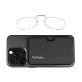 ThinOptics - Lectores con funda para cápsulas, lentes de lectura sin brazos en la nariz, funda...