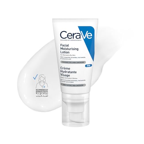 Cerave PM Facial Moisturizing Lotion Night Cream with Hyaluronic Acid 52ml