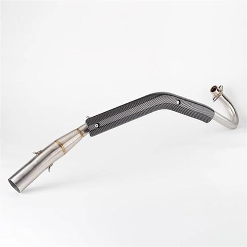 Tuyau d'échappement pour Cross Cub 110 avec raccord intermédiaire en acier inoxydable