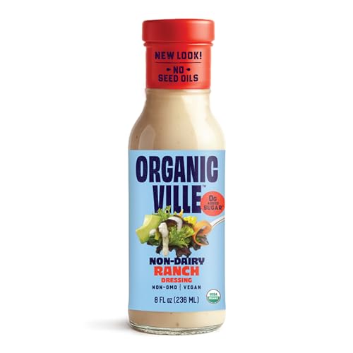 ORGANICVILLE Organic Non Dairy Ranch Dressing, 8 FZ