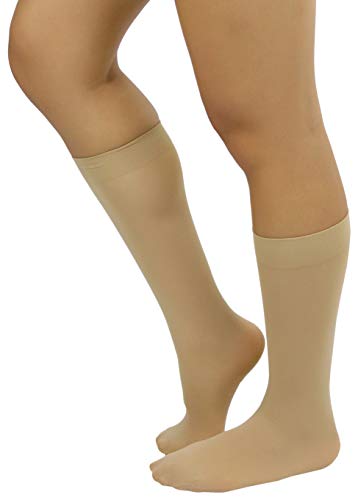 Image of ToBeInStyle Womens Pack of 6 Knee High Trouser Professional Socks