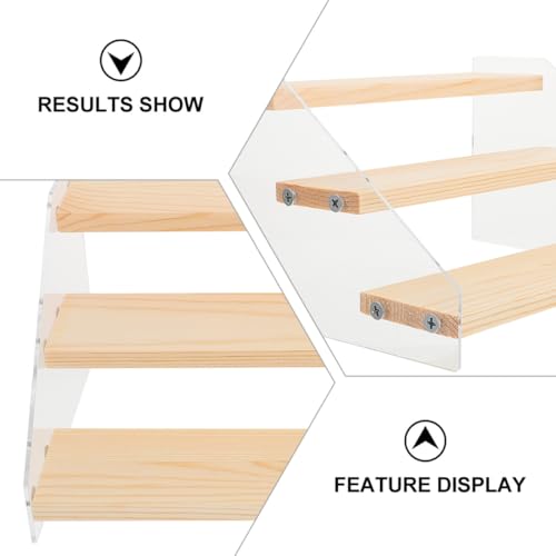 Estante Escalonado de 3 Niveles 30 CM para postres y cosméticos 6