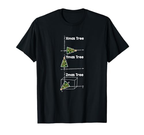 Xmas Ymas Zmas Árbol - Navidad matemático Camiseta