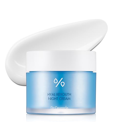 Dr.Ceuracle Hyal Reyouth Night Cream - Korean Skincare Overnight Face Moisturizer for Moisturizing and Hydrating, Formulated with Hyaluronic Acid Complex (60g / 2.11 oz.)