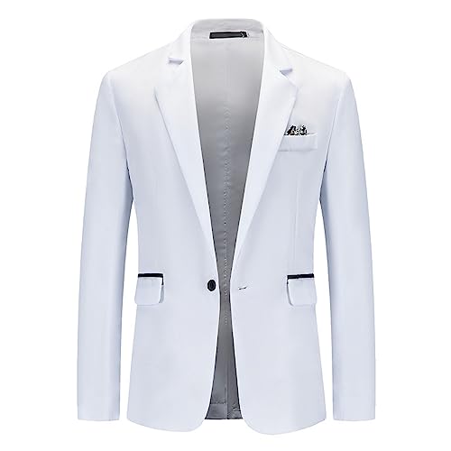 Giacca da uomo grigia, per uomo, elegante, da lavoro, slim