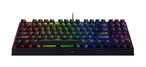 Teclado Mecânico Gamer Razer Blackwidow V3 Tenkeyless Switch Green, Preto glide