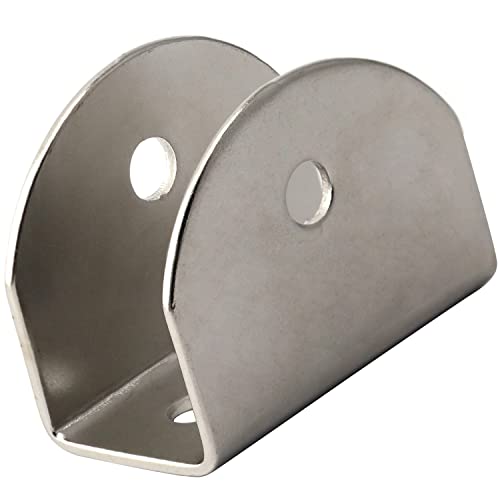 OPIOL QUALITY® U-Stützprofil 40x28x34mm aus Edelstahl A4 V4A (1 Stück) Decksbeschlag Rohrbefestigung Stützprofile Verdeckbeschlag U-Profil Halterung Hardware Stütze