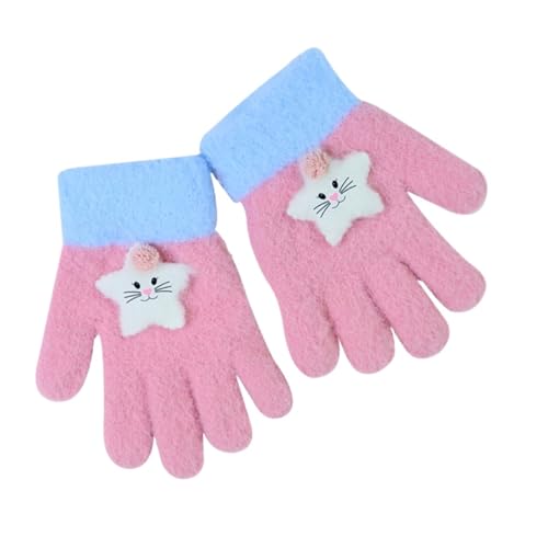 Gants d'hiver tricotés pour enfants parfaits pour les jeux extérieurs