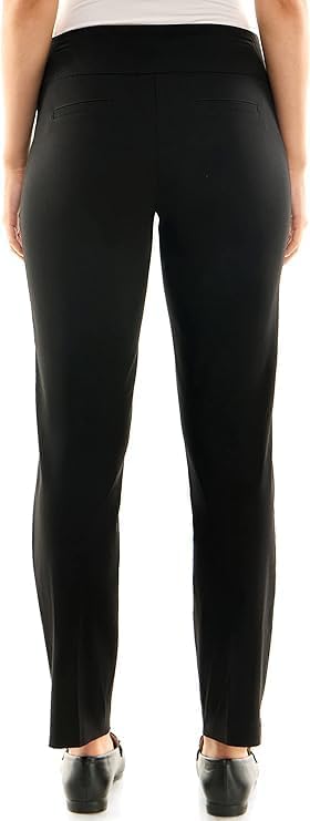 Zac & Rachel Womens Millennium Fabric Pull-on Slim Leg Pant - Image 2