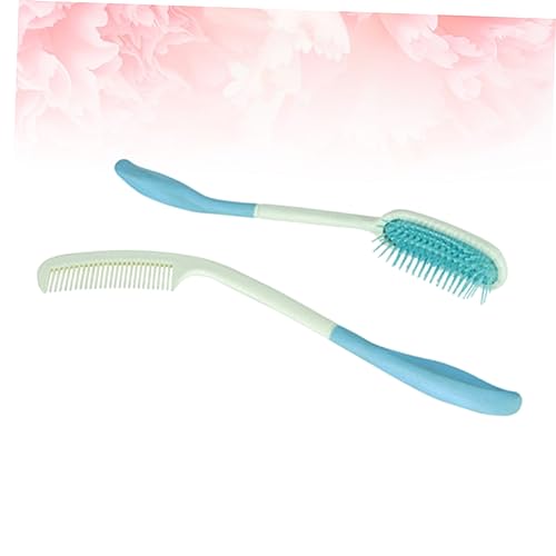 Peigne à long manche pour arthrose et bras bloqué démêlage cheveux longs