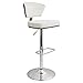 WOYBR Wood, Chrome, Pu Fabric, Foam Ravinia Barstool