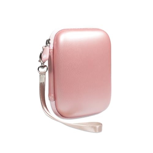 Image of GETGEAR mini Photo Printer Case fits for Kodak Step Instant Smartphone Photo Printer, FUJIFILM Instax Mini Link 2, Liene 2x3 inch (Rose Gold)