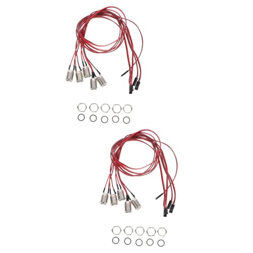 Boutons poussoirs étanches momentanés pour rénovation tableau de bord voiture et bateau