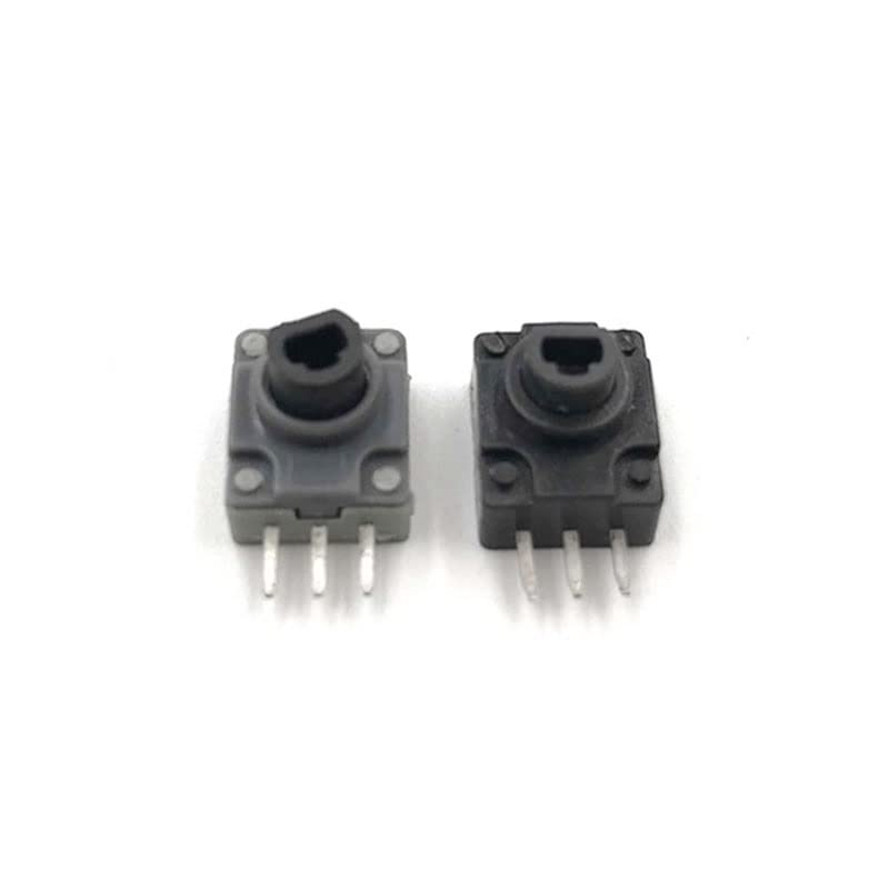 YANHAO [Videospielteile] 2 Stück Schwarz Grau Kunststoff LT RT Knopf Trigger Potentiometer Schalter Ersatz for Xbox 360 Controller [Ersetzen] (Color : Black)
