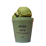 Fox Gold Beauty Matcha Mama Ice Cream sugar scrub- Matcha cake scented -Moisturizing and Exfoliating Body,Hand, Foot Scrub Vegan, Cruelty Free, Organic Great Gifts For Women 200 ml