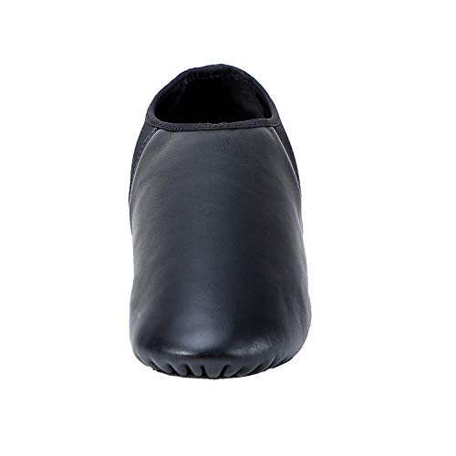 ARCLIBER Leather Slip On Jazz Shoe for Girls (Big Child/Little Child/Toddler)2