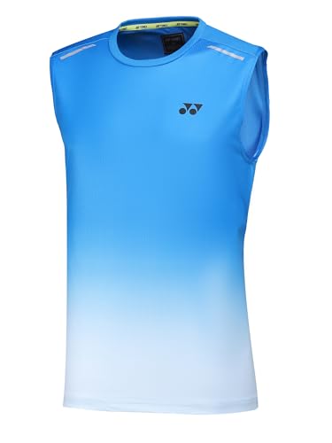 Image of YONEX Comfort Club 8 Sleeveless Round Neck T-Shirt 3000- Sustainable Performance |TruDry Moisture-Wicking | Cool, Dry and Comfortable | Round Neck | Light Weight | Eco-Friendly T-Shirt