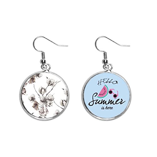 Pendientes de sandía artísticos para lucir en la playa este verano