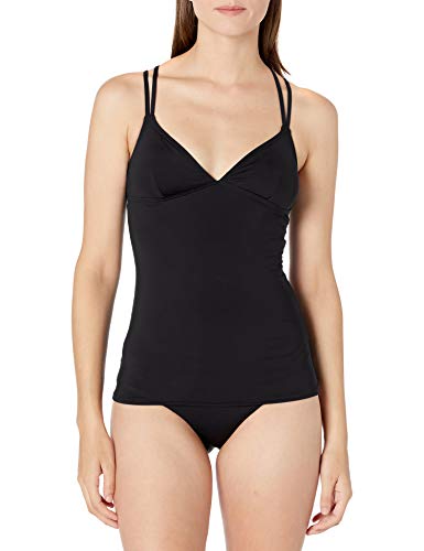 TYR Womens Solid Brooke Tank, Black, Large